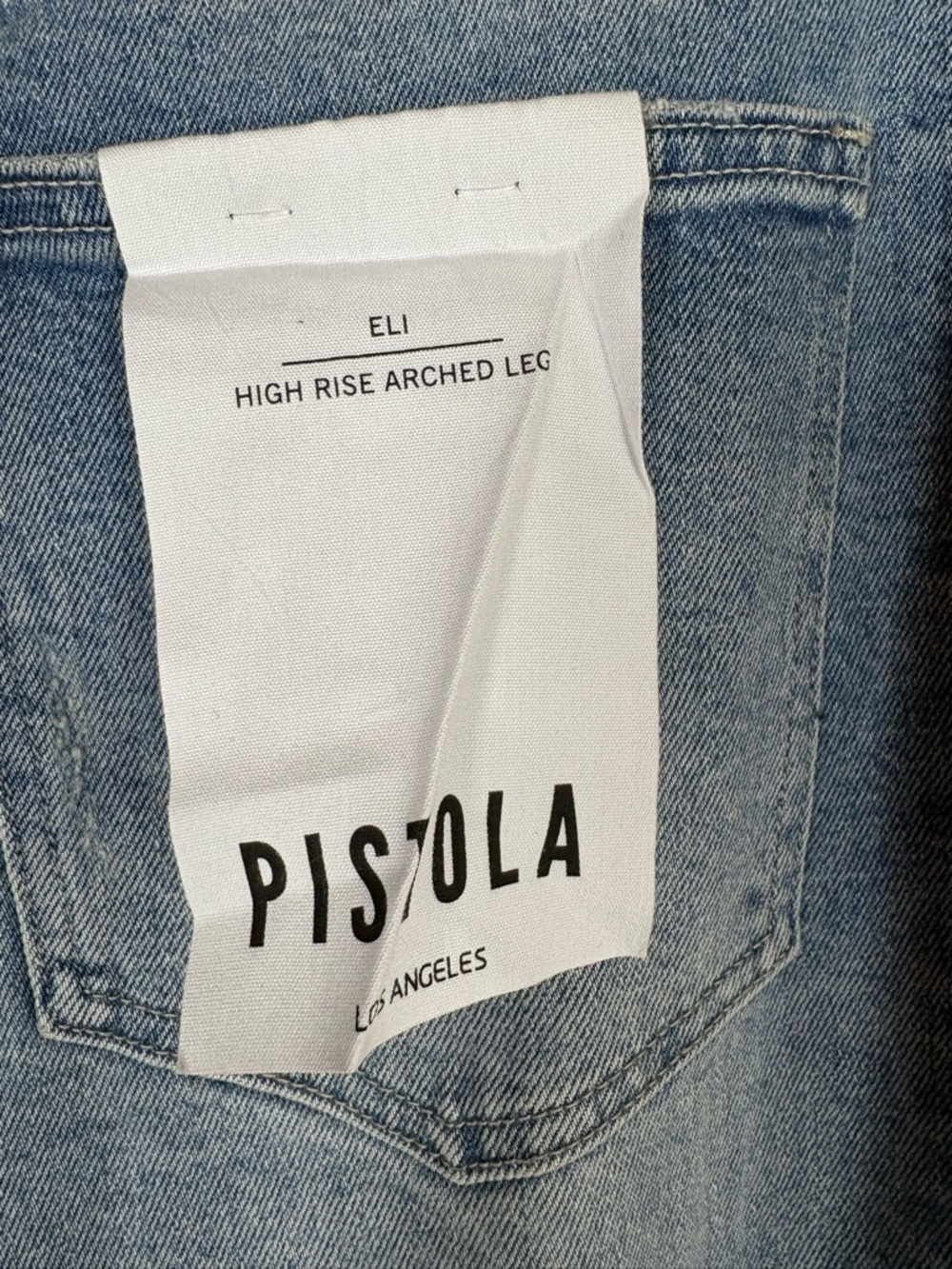 pistola Light Blue Boyfriend Wide-Leg Jeans - Picture 7 of 9